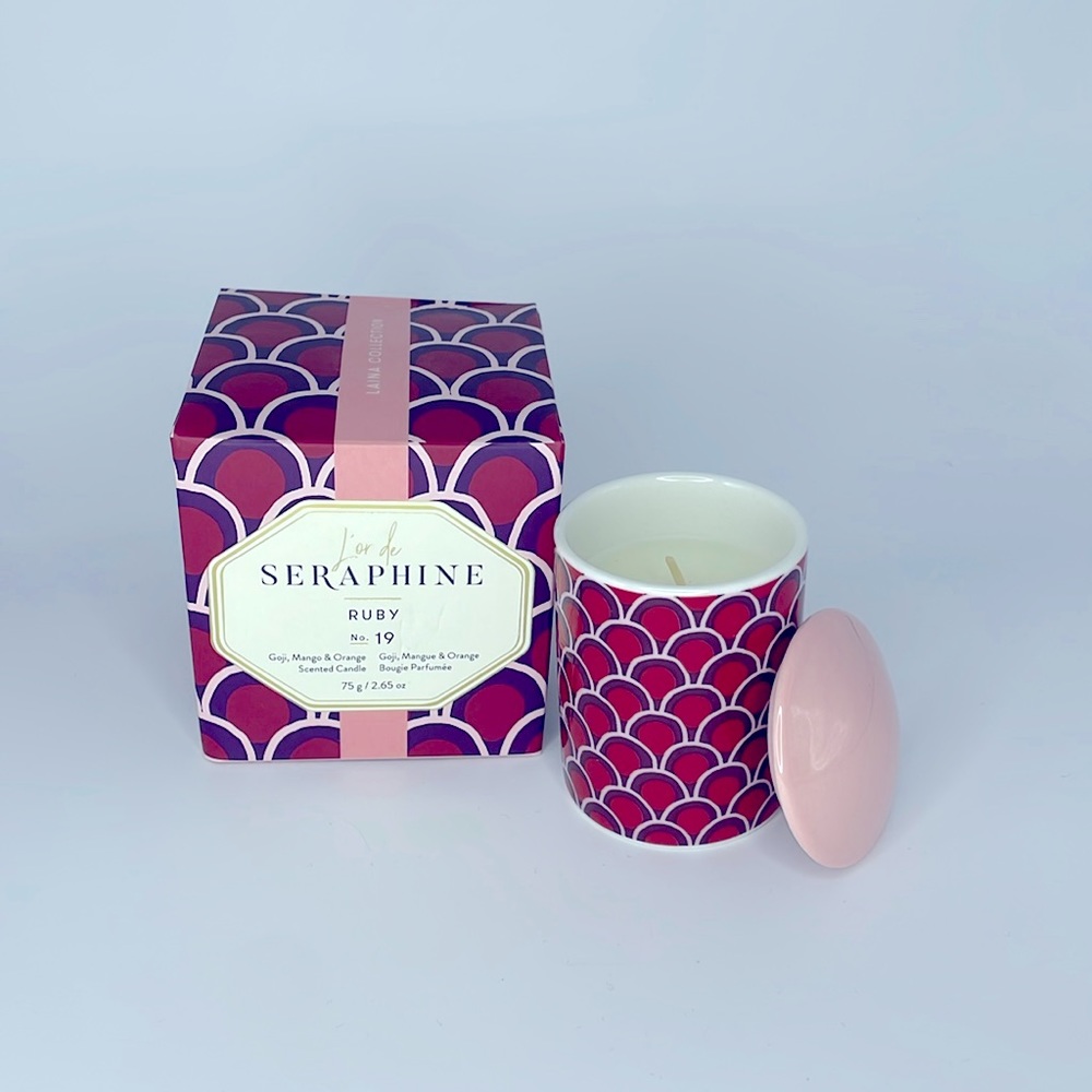 L’or de Seraphine Ruby Ceramic Jar Candle